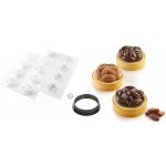Silikomart tartaletky formičky sada 8 ks Kit Tarte Ring Cocoa 7cm – HobbyKompas.cz