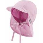 Dětský UV klobouk s plachetkou plátno UV růžová STERNTALER – Sleviste.cz