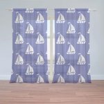 Záclony Bílé lodě: 2 ks - 150x250 cm - Sablio – Hledejceny.cz