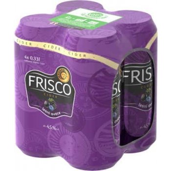 Frisco Cider Lesní ovoce 4 x 330 ml (plech)