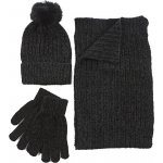 Verde Dámský set čepice šála a rukavice 06-1287 Black – Hledejceny.cz