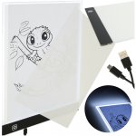KIK KX6217 Svítící LED deska na obkreslování A4 – Zboží Mobilmania