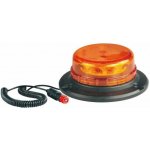 LED maják, 12-24V, 12x LED oranžový, magnet, ECE R65 R10