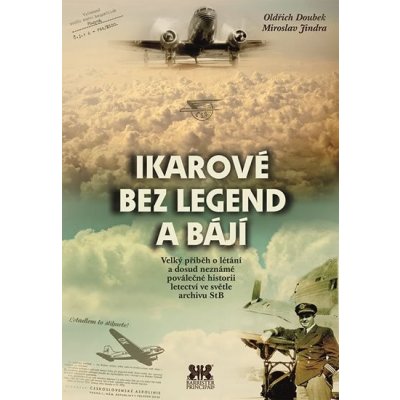 Ikarové bez legend a bájí - Velký příběh o létání a dosud neznámé poválečné historii letectví ve světle archivu StB - Miroslav Jindra