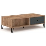 Vivaldi Bilbao 110 cm cm dub Craft Tobacco / grafit – Hledejceny.cz