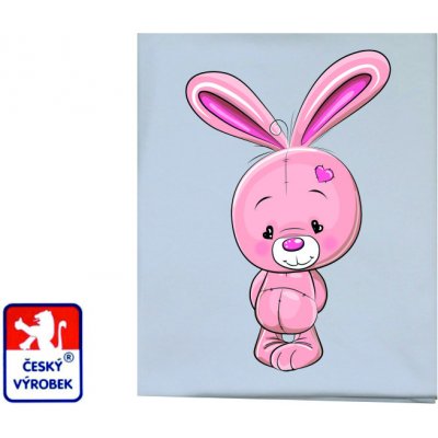 Dětský svět Dětská deka roztomilý růžový zajíček – Zboží Mobilmania