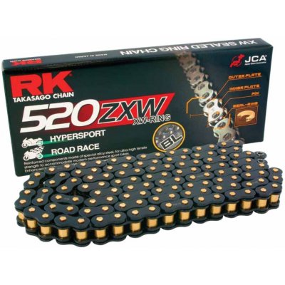 RK Racing Chain Řetěz 520 ZXW 112 – Zbozi.Blesk.cz