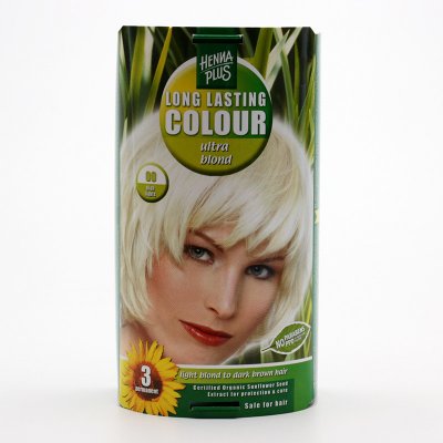 HennaPlus barva na vlasy krémová Ultra Blond zesvětlující 00 – Zboží Mobilmania