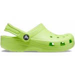 Crocs Dětské pantofle zelená – Zboží Dáma