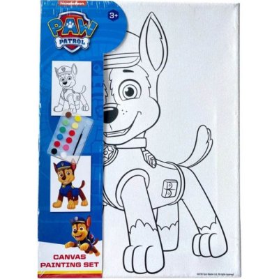 SAMBRO Obrázek Paw Patrol k vymalování 18x25cm DESIGN: CHASE – Hledejceny.cz