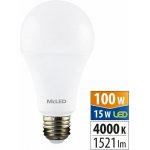McLED LED žárovka E27 15W 100W neutrální bílá 4000K – Hledejceny.cz