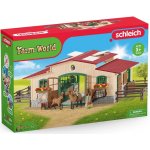 Schleich 42195 Stáj velká s koňmi a vybavením – Sleviste.cz