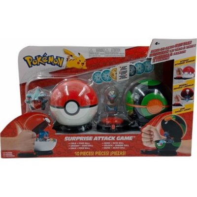 Jazwares Pokémon figurková bitva Surprise Attack Game Gible vs. Deino – Zboží Mobilmania