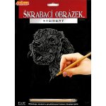 SMT Creatoys Vyškrabovací obrázek stříbrný 20x25 cm Pes a kočka – Sleviste.cz