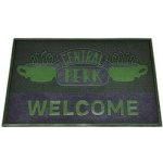 CurePink Gumová Friends Central Perk (60 x 40 cm) zelená [GP85482] – Zboží Dáma