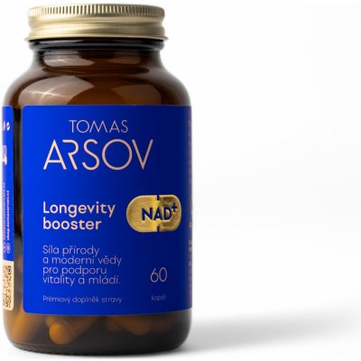 Tomas Arsov Longevity Booster Nad+ kapsle pro udržení vitality 60 kapslí – Hledejceny.cz