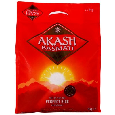 Akash Basmati rýže 5kg – Zboží Dáma