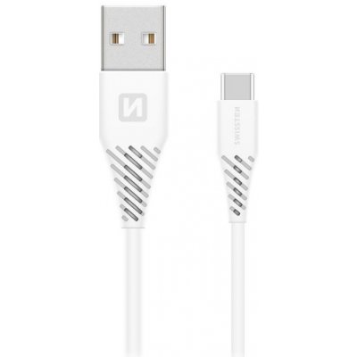 Swissten Datový kabel USB - C 3.1, bílý, 1,5m – Zbozi.Blesk.cz