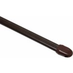 Gardinia Vitrážní tyčka plochá, hnědá, pr. 11 mm, 60 - 90 cm – Hledejceny.cz