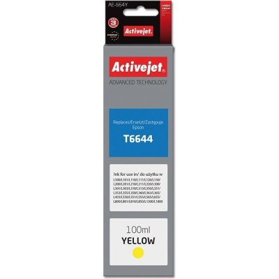 Inkoust Activejet Epson T6644 Yellow - kompatibilní – Zboží Živě
