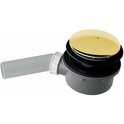 Sapho RETRO vaničky RETRO vaničkový sifon, průměr otvoru 90 mm, krytka zlato 905691 – Zboží Mobilmania