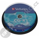 Verbatim CD-R 700MB 52x, Printable, spindle, 25ks (43439) – Hledejceny.cz