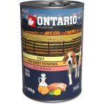 Ontario Mini Calf Sweetpotato Dandelion and linseed oil 400 g – Sleviste.cz