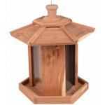 Flamingo Krmítko pro venkovní ptactvo Arda 27,5 x 23 cm cedrové dřevo – Zboží Mobilmania