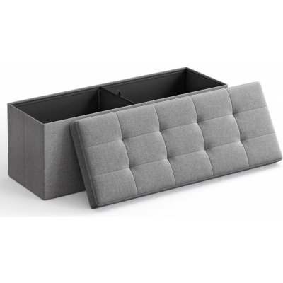 Songmics Taburet Soor šedý – Zbozi.Blesk.cz