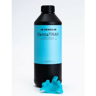 Asiga DentaTRAY Resin 1 kg Tyrkysová – Zboží Živě