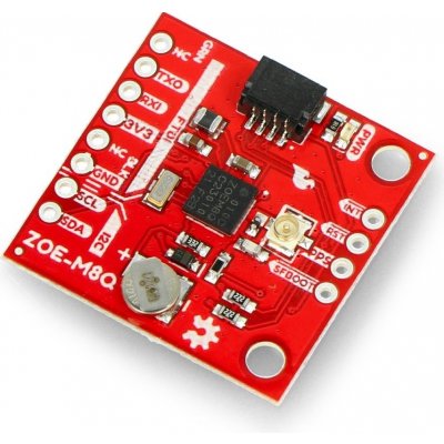 GPS modul ZOE-M8Q - Qwiic - anténa U.FL - SparkFun GPS-15193 – Zboží Živě