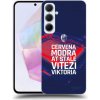 Pouzdro a kryt na mobilní telefon Samsung Picasee silikonové Samsung Galaxy A35 5G FC Viktoria Plzeň E černé