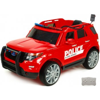 Daimex elektrické autíčko džíp USA Police s 2.4G dálkovým ovládáním červená
