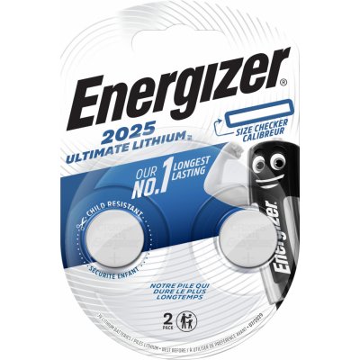 Energizer Ultimate Lithium CR2025 2ks E301319400