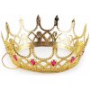 Dětský karnevalový kostým Královská koruna královna zlatá sv.