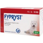 Fypryst Spot-on Dog S 2-10 kg 3 x 0,67 ml – Sleviste.cz