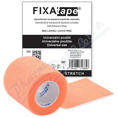 FIXAtape STRETCH samofix.obin.5 x 450 cm fluor.orange – Sleviste.cz