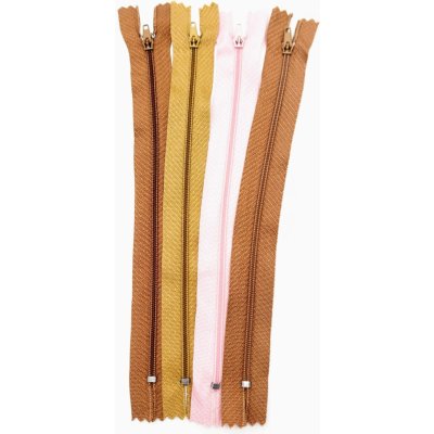 Spirálový zip šíře 3 mm délka 20 cm - mix barev Varianta: 3 – Zboží Dáma