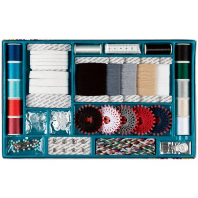 CRELANDO Sada šicích potřeb (nitě na šití / sortiment galanterie) – Zboží Mobilmania