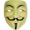 Karnevalový kostým Maska Anonymous Vendeta Žlutá