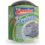 Spontex 3 Steelmax pletená ocelová drátěnka 12 g 3 ks – Zbozi.Blesk.cz