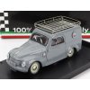 Sběratelský model Brumm Fiat 500c Van Poste Italiane Servizio Postale Varese 1950 Grey 1:43