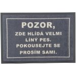 GDmats Líný pes Šedá 40x60 cm – Zboží Mobilmania