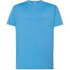 Pánské Tričko JHK tričko Regular Premium TSRA190 krátký rukáv pánské 1TE-TSRA190-Azzure Azurově modrá