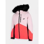 4F girls ski jacket JKUDN003 56S light pink – Hledejceny.cz