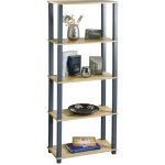 KESPER Regál policový Blue 5 polic, plast, MDF, 60 x 147 x 29 cm – Sleviste.cz