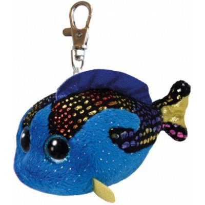 Přívěsek na klíče TY Plyšový rybka Aqua s velkýma očima