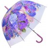 Deštník Hortenzie dámský vystřelovací deštník lila
