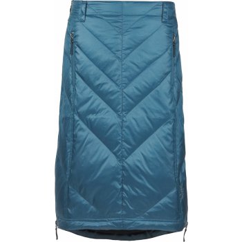 Skhoop zimní péřová sukně pod kolena Mary Mid Down dark denim