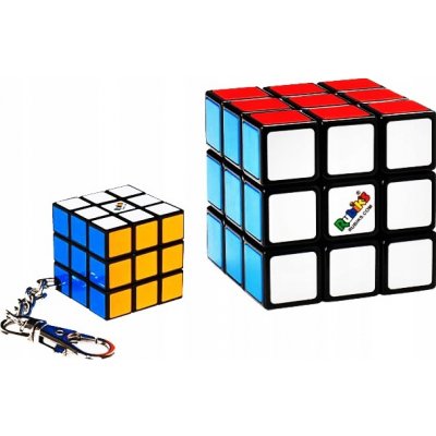 SADA RUBIKOVA KOSTKA 3x3x3 a PŘÍVĚSEK NA KLÍČE 3x3x3 RUBIK'S – Zbozi.Blesk.cz